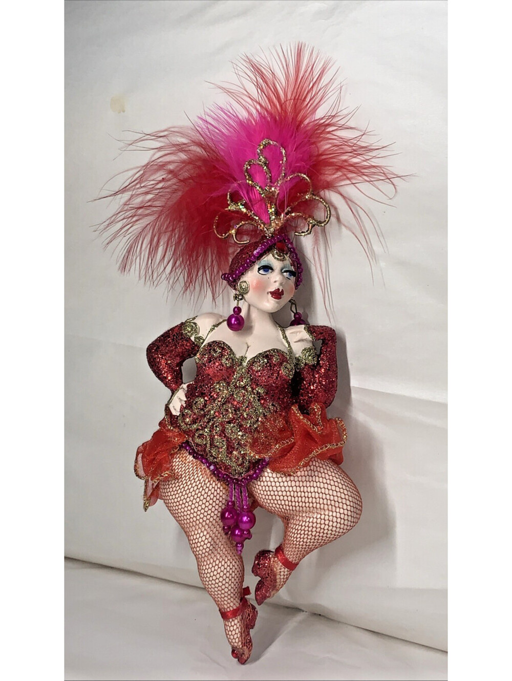 Kurt Adler VAN CRAIG presents VANTASTIKS Roaring 20's Dancer 10" Ornament (B)
